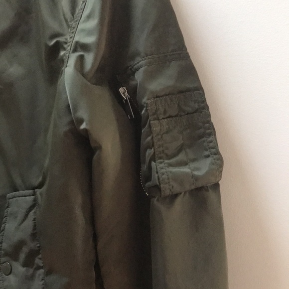 Aritzia Green Wilfred Free Avion Bomber Jacket - Picture 8 of 11